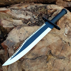 Damascus Stainless Steel Hunting Knife Commando Knife Bowie hunting knife For Sale