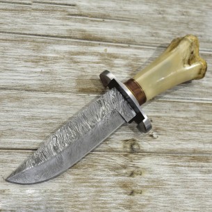 Personalised, Engraved, Damascus Bowie Knife, Damascus Steel Knife