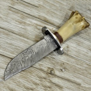 Personalised, Engraved, Damascus Bowie Knife, Damascus Steel Knife