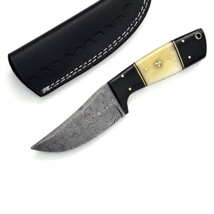 9.0", Damascus Steel Blade Knife With Composite