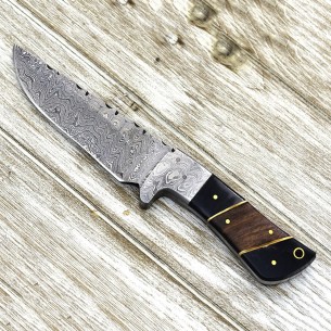 Damascus Bowie Knife Damascus Steel Blade Knife Tactical Bowie Knife