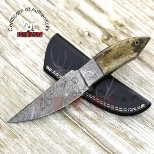 Damascus Hunting Knife, Damascus Skinner Knife, Damascus Steel Tactical Knife