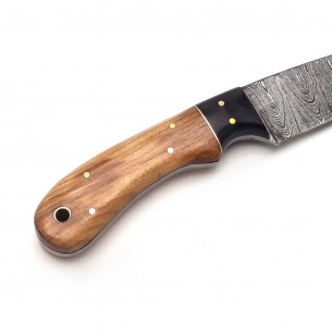 Custom Chef Fixed Blade Handmade Damascus Knife For Hunting Camping And Outdoor Activities