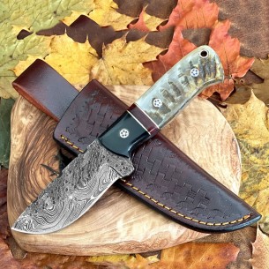 Damascus Fixed Blade Karambit Knives 8''- Handmade Damascus Fixed Blade Karambit Knives