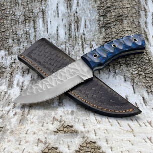 Personalized Custom Wood Handle High Carbon Steel Fixed Blade Karambit Knife