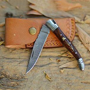 Handmade Best Pocket Knife, Stainless Steel Folding Knife For Sale