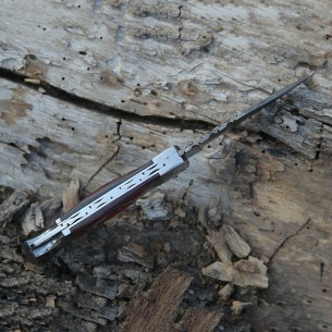 Damascus Steel Folding Knife Back Safety Lock Knife Multi Dollar Sheet Knife