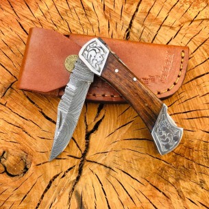 Buy Handmade Damascus Folding Knife Sale Steel Pocket Knife