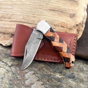 Custom Made Best Folding Pocket Knife With Back Lock