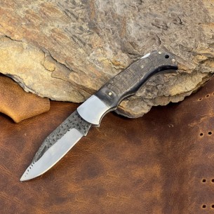 Personalized Best Folding Knife, High Carbon Steel Hand Forged Folding Knife