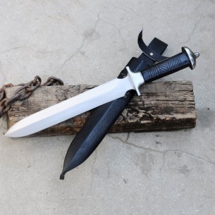 12 Inches Blade Viking Bowie-hand Crafted Mini Sword Forge Balance