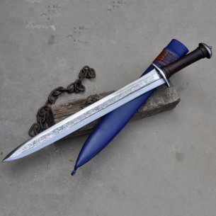 21 Inches Blade Viking Sword handmade Sword made Of Leaf Spring Of Truck balance