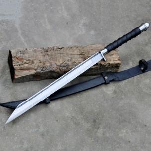 18 inches Blade Viking Seax-Hand forged Seax sword Full tang Leaf spring
