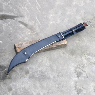 20 Inches Blade Hand Crafted Dao Sword hand Forged In Nepal-5160 Leaf Spring