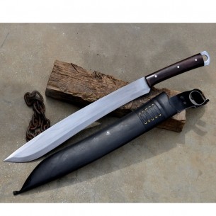 18 Inches Blade Hand Crafted Machete High Carbon Steel Sword