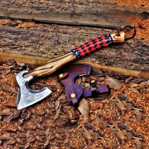 Handmade Viking Axe, Runic Axe, Norse Inspired Axe, Roman Axe, Spartan Axe, Viking Axe